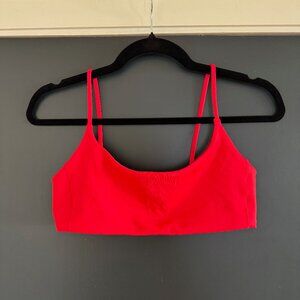 Left On Friday Pool Days Red Bikini Top